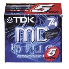 TDK MD-C 80 MiniDisc 5er Pack