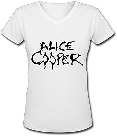 Alice In Chains 2016 V Neck T Shirt For Women White