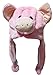 Petitebella Animal Costume Pink Pig Hat Unisex Clothing Free Size (One Size)