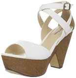 Michael Antonio Women's Gota Wedge Sandal,White,8 M US Michael Antonio Women's Gota Wedge Sandal,White,8 M US