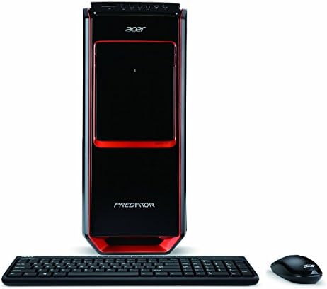 Acer Predator AG3-605 Gaming Desktop - 4th Gen. Intel Core i7-4770 3.4GHz, 24GB DDR3 Memory, 4TB HDD, DVD Burner, 2GB NVIDIA GeForce GTX 750ti, Windows 8.1 64-bit