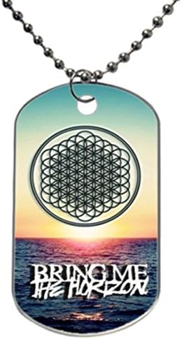Bring Me The Horizon design personlized style dog tag pet tag Necklaces pendant Bead Chain, Dog Tag Size 1.3X2.2X0.1 inches in Diameter