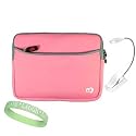 New Pink Amazon Kindle DX Carrying Sleeve With Extra Pocket + White Ebook Reader Light + Live*Laugh*Love Wrist Band!!! (Kindle DX Not Included)