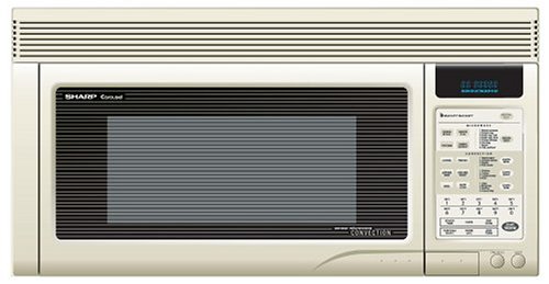 Sharp R-1872 1.1-Cubic-Foot 850-Watt Over-the-Range Convection Microwave, Bisque