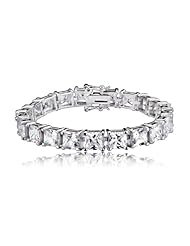 Cubic Zirconia And Sterling Silver Bracelet