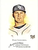 2008 Topps Allen and Ginter # 177 Evan Longoria RC Rookie Card ( Tampa Bay Rays ) MLB Baseball Card in Protective Display Case!