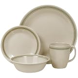 Corelle Livingware Natural Elements 16-Piece Dinnerware Set, Service for 4