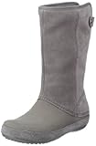 crocs Berryessa Tall Suede Boot 12930-08D-500, Damen Fashion Halbstiefel & Stiefeletten, Grau (Smoke/Smoke 08D), EU 41/42