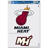 Miami Heat Official Logo 11"x17" Ultra Decal Window Cling Set