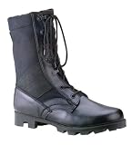 Black Military Style Speedlace Jungle Boot with Cordura Upper - cod. B000E1ZYC4