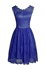 Plus Size A-line V-neck Lace Backless Cocktail Short Satin Sleeveless Homecoming Dress/Bridesmaid Dress/Prom Dress 