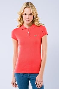 Short Sleeve 2 Button Stretch Pique Polo