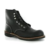 Red Wing Iron Ranger Black Leather Mens Boots