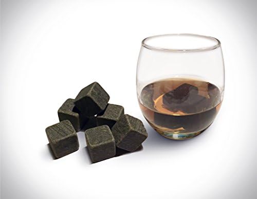 Whiskey Drinking Club - Premium Chilling Stones - Set of 9 Grey Soapstones