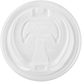 Dart 16RCL White Optima Reclosable Lid for Foam Cups and Containers