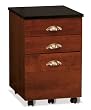 Eclipse II Mobile File in Tuscany Brown Finish By Bestar Furniture