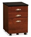 Eclipse II Mobile File in Tuscany Brown Finish By Bestar Furniture