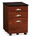 Eclipse II Mobile File in Tuscany Brown Finish By Bestar Furniture