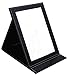 Famiry Large Portable Folding Mirror with Standing for Making Up, Black