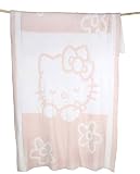 Barefoot Dreams Hello Kitty CozyChic Throw - Pink and White