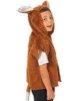 Fox Costume for kids. One Size 3-9 Years.