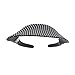 The No Headache Midsize Womens Sun Visor Hat (Black Dot)