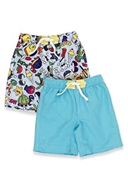 2 Pack Assorted Swim Shorts