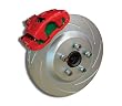 SSBC A171-3R Rear Drum to Disc Brake Conversion Kit with Red Calipers