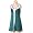 Womens Balle de Match Sting-Ray Dress-Pine Green (X-Small)