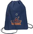 UVA Peace Frog Backpack Cinch Drawstring Style University of Virginia Peace Frog Draw String Back Pack Bag- For Boys Girls Students or Adults