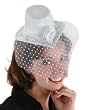White Little Victorian Top Hat - One Size