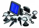 Esotec - Solarspot Trio mit drei Spots schwarz