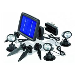 Esotec - Solarspot Trio mit drei Spots schwarz