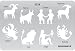 Metal Clay Jewellery Jewelry Making Design Template Stencil - Zodiac Signs Sign Aries Taurus Gemini Capricorn Cancer Leo Virgo Scorpio.