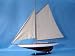 America's Cup Contender 26 Model Sailboat - Already Built Not a Kit - Wooden Sail Boat Replica Model Sailing Yacht America's Cup Racer Nautical Home Beach Wall Décor or Gift