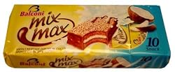 Mix Max, Sponge Cake with Coconut Filling and Coating, 10pk 350g