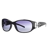 Sunglasses with Metal Hoop Hinges - Black