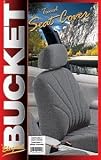 Elegant 152113 Grey Low Back Bucket Seat Cover