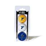 St. Louis Blues NHL Team Logo 3 Golf Ball Pack