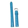 Watchband Genuine Lizard Aqua 12mm