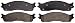 Aimco SPM965S Premium Front Disc Brake Pad Set