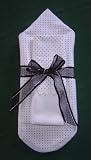 Nursing/Bath Blanket and Burp Cloth, 2 Piece Set