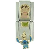 Animal Disney Lilo & Stitch Of Hawaii Licensed Italian Charms Bracelet Link