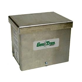 GenTran 30 Amp Aluminum Power Inlet Box for up to 7,500-Watt Generators #14302 by GenTran