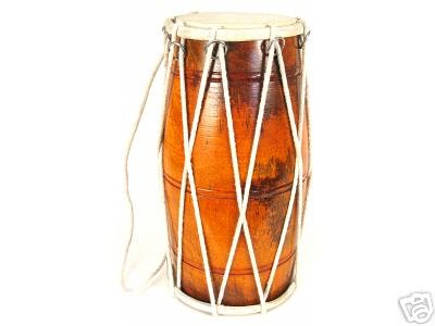 MusicalInstruments: Children's Dholak Folk Drum from India