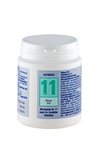 Produkt-Bild: Schuessler Salz Nr. 11 - Silicea D12 - 400 Stk. Tabl., Biochemie, glutenfrei