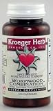 Kroeger Herb The Original Wormwood Combination Supports the Body's Natural Resistance to Parasites 100 Vegi Capsules