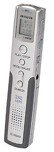 Aiwa IC-M240 Diktiergerät silber