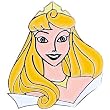 Licensed Disney SLEEPING BEAUTY Cell Phone Antenna Ring