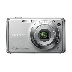 Sony W-Serie DSC-W210S Digitalkamera (12 Megapixel, 4-fach opt. Zoom, 6,9 cm (2,7 Zoll) Display, Bildstabilisator) Silber